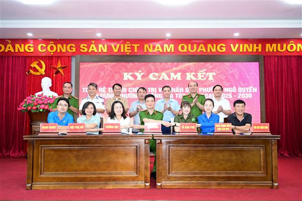 Phường Ngô Quyền triển khai thực hiện mục tiêu xây dựng phường không ma túy giai đoạn 2025 - 2030