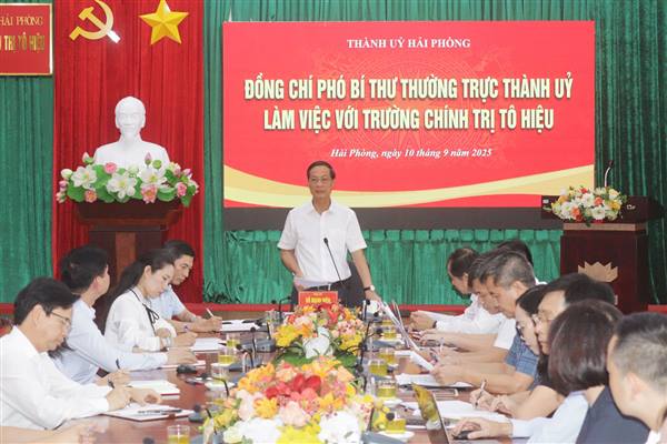 Trường Chính trị Tô Hiệu nâng cao chất lượng đào tạo, đáp ứng yêu cầu trong tình hình mới