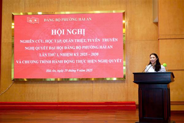 Phường Hải An quán triệt, triển khai thực hiện Chỉ thị số 50-CT/TW của Ban Bí thư về tiếp tục đổi mới và nâng cao chất lượng sinh hoạt chi bộ trong giai đoạn mới