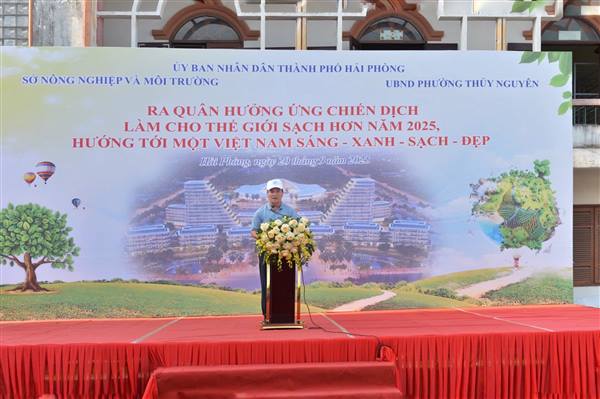 Ra quân hưởng ứng chiến dịch làm cho thế giới sạch hơn năm 2025, hướng tới một Việt Nam sáng - xanh - sạch - đẹp