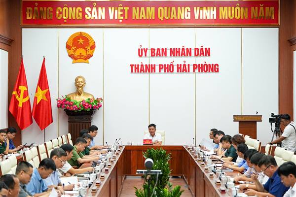 Hải Phòng chủ động các phương án ứng phó siêu bão Ragasa