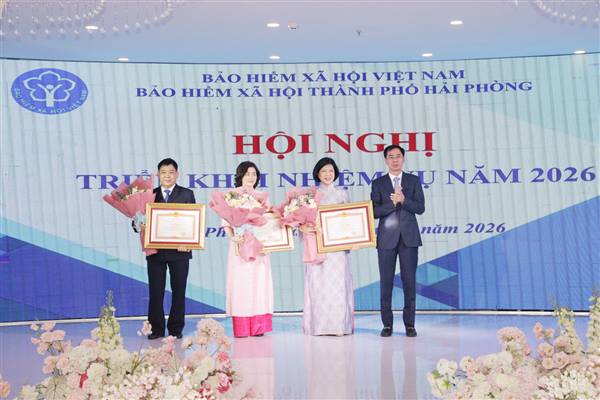 Bảo hiểm xã hội thành phố Hải Phòng tổng kết công tác năm 2025, triển khai nhiệm vụ trọng tâm năm 2026