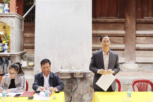 Phó Bí thư Thường trực Thành ủy dự sinh hoạt chi bộ tại Chi bộ Tổ dân phố số 41, phường Lê Chân