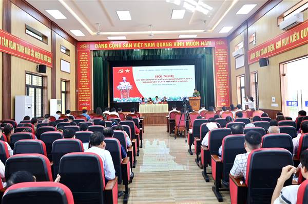 Xã An Lão đối thoại giữa người đứng đầu cấp ủy, chính quyền với Nhân dân