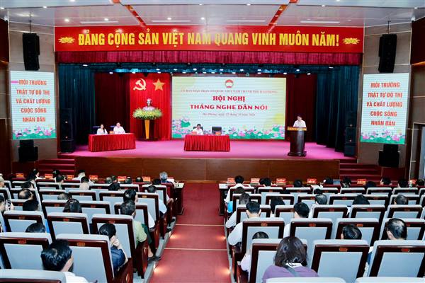 Ban Thường trực Ủy ban MTTQ Việt Nam thành phố tổ chức Hội nghị “Tháng nghe dân nói”