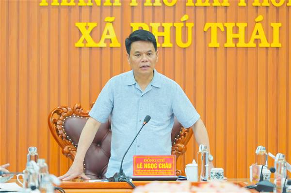 Bí thư Thành ủy Lê Ngọc Châu kiểm tra tiến độ các dự án trọng điểm và làm việc với các địa phương khu vực phía Tây thành phố