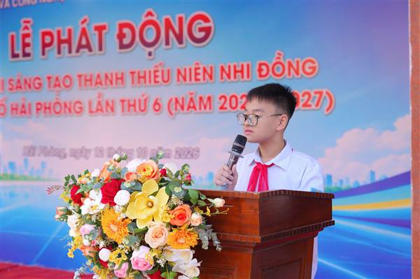 Phát động Cuộc thi Sáng tạo thanh thiếu niên, nhi đồng thành phố Hải Phòng lần thứ 6