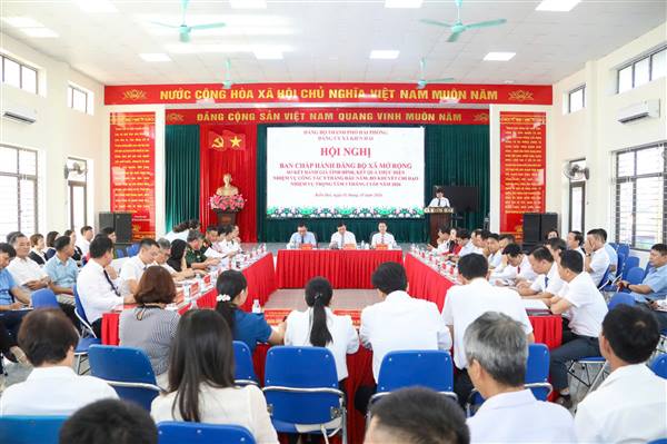 Xã Kiến Hải kiện toàn tổ chức đảng, tập trung hoàn thành các nhiệm vụ năm 2026