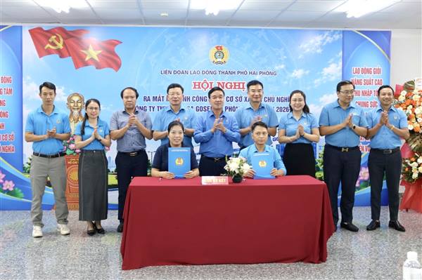 Thành phố Hải Phòng phấn đấu 85% trở lên doanh nghiệp có công đoàn cơ sở ký kết thỏa ước lao động tập thể