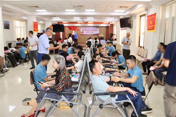 Công ty Cổ phần Cảng Hải Phòng hiến 229 đơn vị máu tại Ngày hội Hiến máu tình nguyện năm 2026