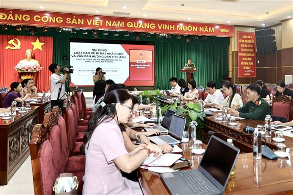 Xã An Lão tập huấn Luật Bảo vệ bí mật nhà nước