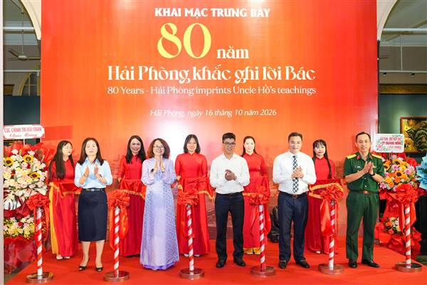 Khai mạc trưng bày chuyên đề "80 năm - Hải Phòng khắc ghi lời Bác": Khơi dậy niềm tự hào và khát vọng phát triển
