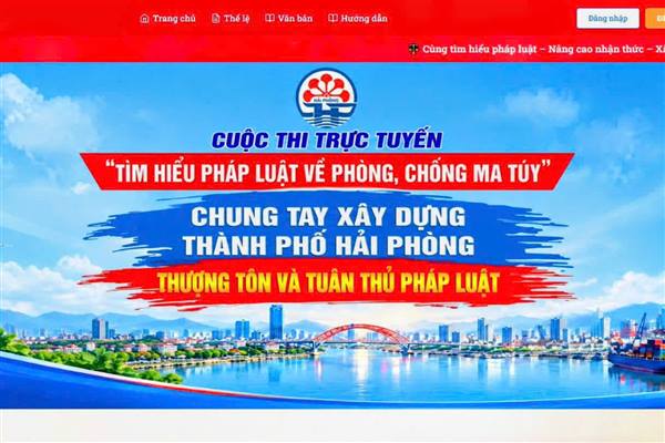 Hơn 108.000 lượt người tham gia Cuộc thi trực tuyến “Tìm hiểu pháp luật về phòng, chống ma túy” trên địa bàn thành phố