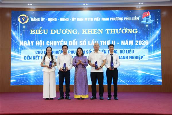 Phường Phù Liễn tiếp tục đẩy mạnh chuyển đổi số, nâng cao hiệu quả hoạt động của chính quyền cơ sở