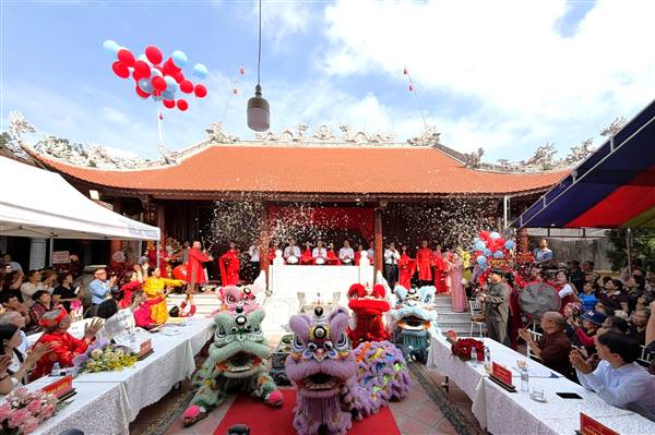 Khánh thành Dự án tu bổ, tôn tạo di tích Đền Trần tại Tổ dân phố Vạn Sơn, phường Đồ Sơn