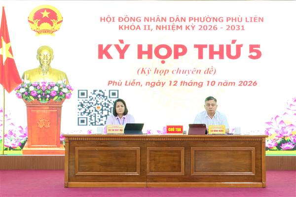 Kỳ họp thứ 5 HĐND phường Phù Liễn thông qua nhiều Nghị quyết quan trọng