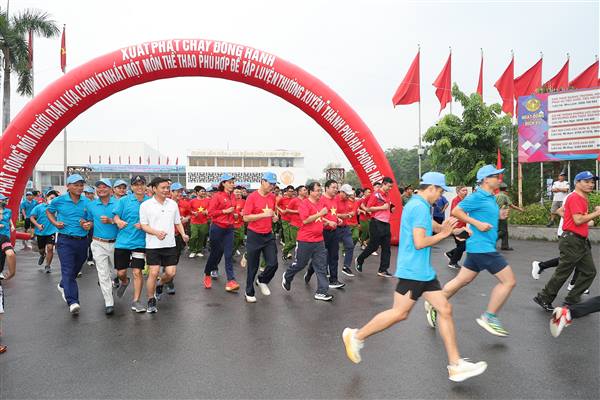 Hải Phòng hưởng ứng phong trào toàn dân tập luyện thể thao vì một Việt Nam khỏe mạnh