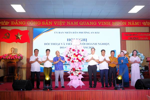Phường An Hải đối thoại, tiếp xúc với các doanh nghiệp, doanh nhân đang hoạt động sản xuất, kinh doanh trên địa bàn