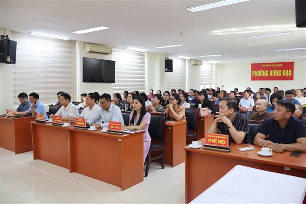 Phường Hưng Đạo chung tay ủng hộ Quỹ “Vì người nghèo” hơn 400 triệu đồng