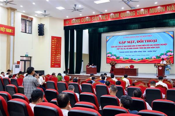 Xã Mao Điền đối thoại, tháo gỡ khó khăn cho doanh nghiệp, hợp tác xã, hộ kinh doanh