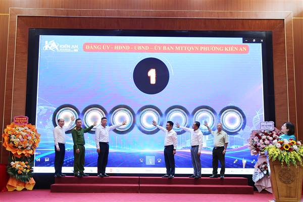 Phường Kiến An tổ chức Hội thảo Chuyển đổi số, ứng dụng AI cấp phường