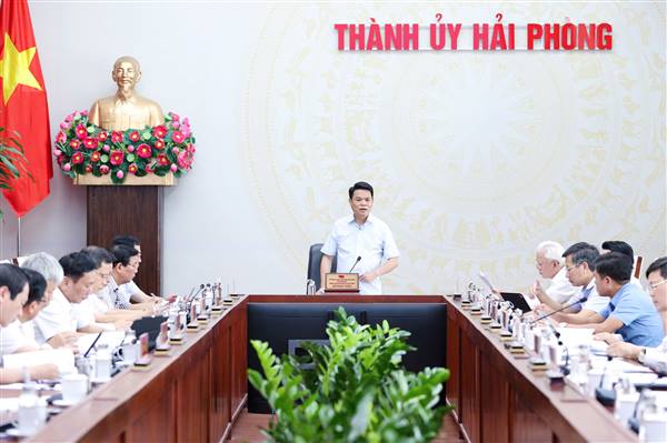 Ban Chỉ đạo phòng, chống tham nhũng, lãng phí, tiêu cực thành phố họp phiên thứ 3