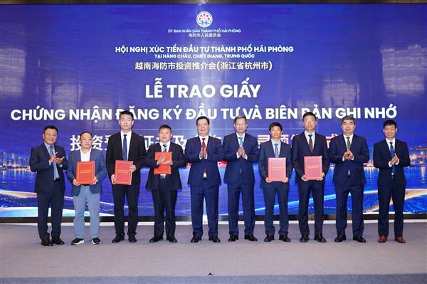 Thành phố Hải Phòng xúc tiến đầu tư tại thành phố Hàng Châu, tỉnh Chiết Giang, Trung Quốc