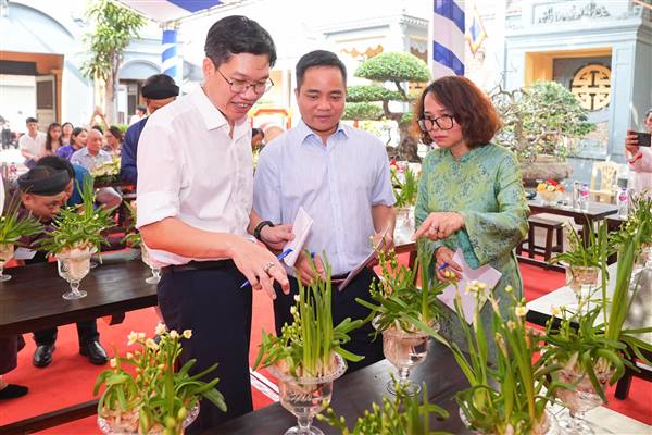  Hội thi hoa Thủy Tiên hưởng ứng Lễ hội truyền thống Nữ tướng Lê Chân năm 2026