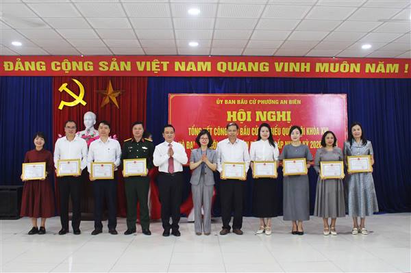 Phường An Biên tổng kết công tác bầu cử Đại biểu quốc hội khoá XVI và đại biểu HĐND các cấp, nhiệm kỳ 2026 - 2031