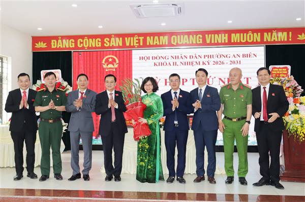 HĐND phường An Biên kiện toàn các chức danh lãnh đạo chủ chốt nhiệm kỳ 2026 - 2031