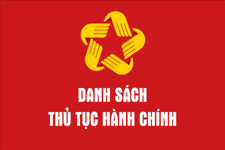 Danh sách Thủ tục hành chính