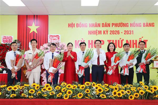 HĐND phường Hồng Bàng kiện toàn lãnh đạo chủ chốt nhiệm kỳ 2026 – 2031