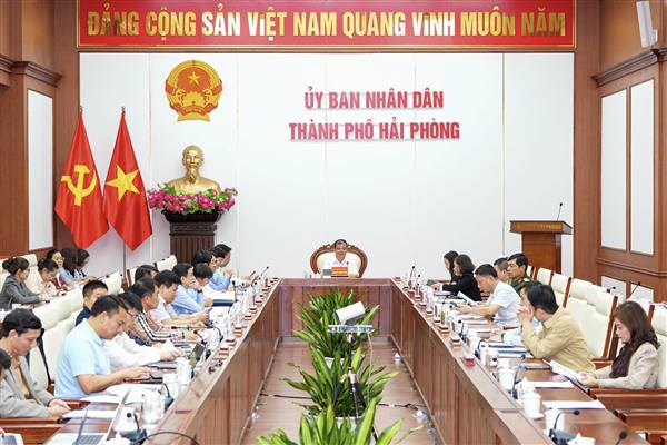 UBND thành phố họp nghe báo cáo Kế hoạch tổ chức Lễ hội Hoa Phượng Đỏ - Hải Phòng 2026