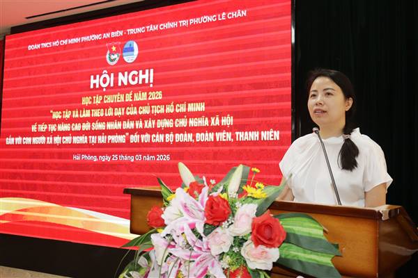 Bồi dưỡng nghiệp vụ công tác Đoàn cho thanh niên phường An Biên năm 2026