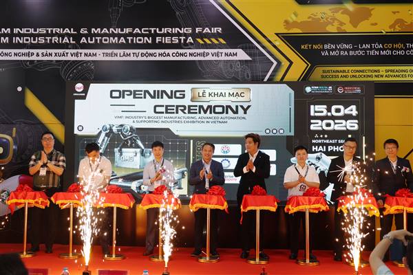 Khai mạc Triển lãm Công nghiệp và Tự động hóa Việt Nam 2026 tại Hải Phòng 
