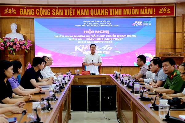 Chuỗi các hoạt động văn hóa, nghệ thuật “Kiến An Ngày hội Hạnh phúc” diễn ra từ ngày 10/5 - 16/5/2026