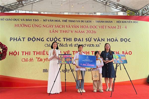 Sôi nổi các hoạt động hưởng ứng Ngày sách và Văn hóa đọc lần thứ V năm 2026