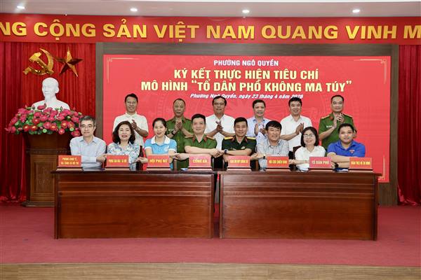 Phường Ngô Quyền triển khai mô hình “Tổ dân phố không ma túy”