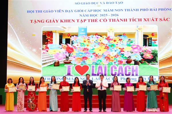 Vinh danh 163 giáo viên đạt thành tích xuất sắc tại Hội thi Giáo viên dạy giỏi cấp học Mầm non, năm học 2025-2026