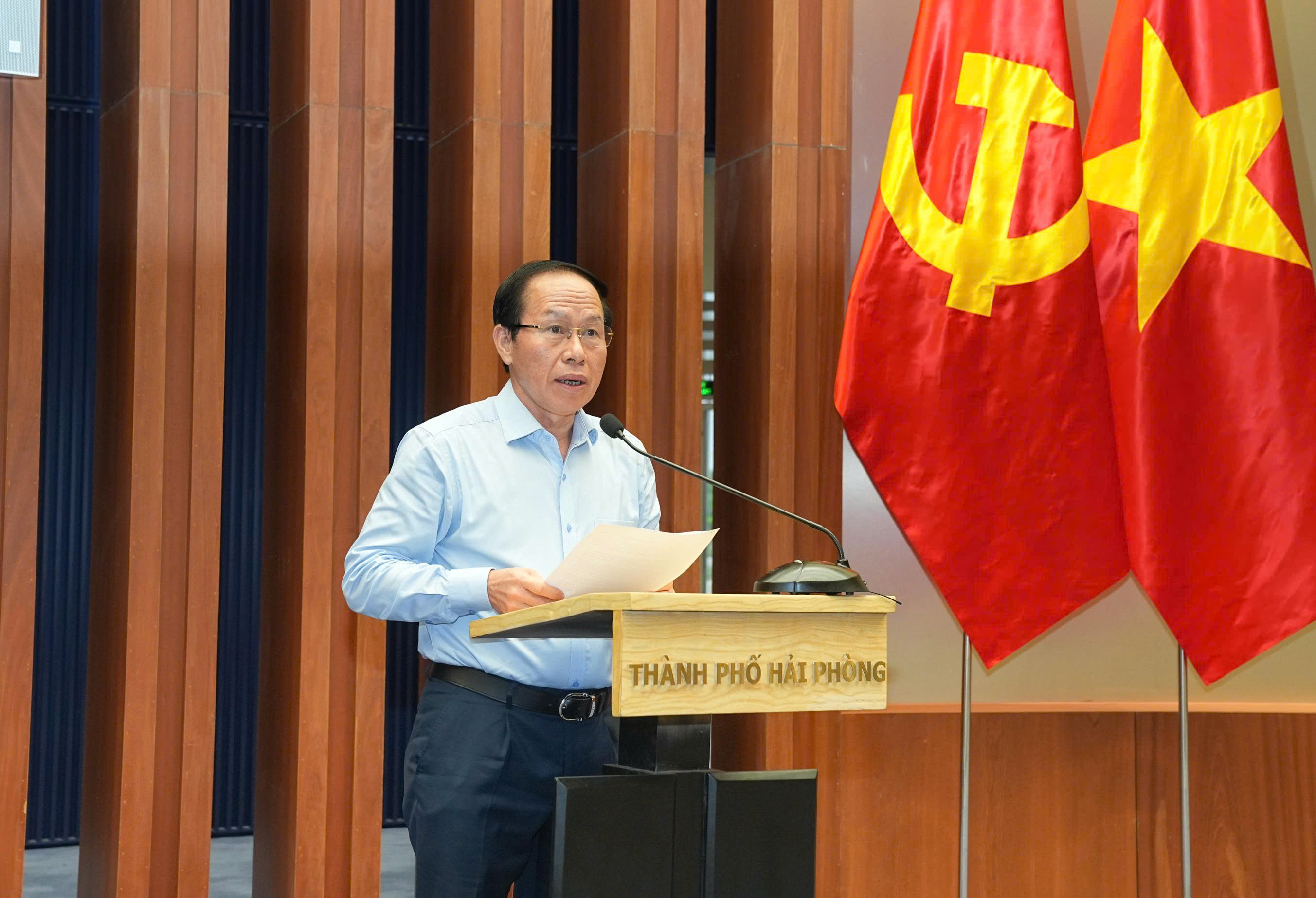 Bí thư Thành ủy phát biểu