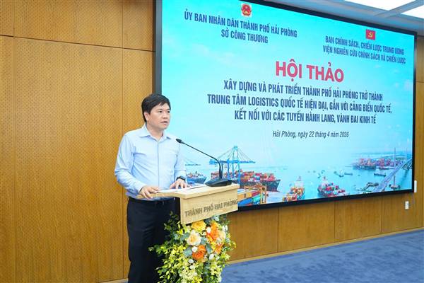 Xây dựng Hải Phòng trở thành trung tâm logistics quốc tế hiện đại