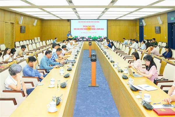 Hội nghị Báo cáo viên thành phố tháng 4:  Quán triệt Chương trình hành động về phát triển văn hóa và định hướng công tác tuyên truyền 