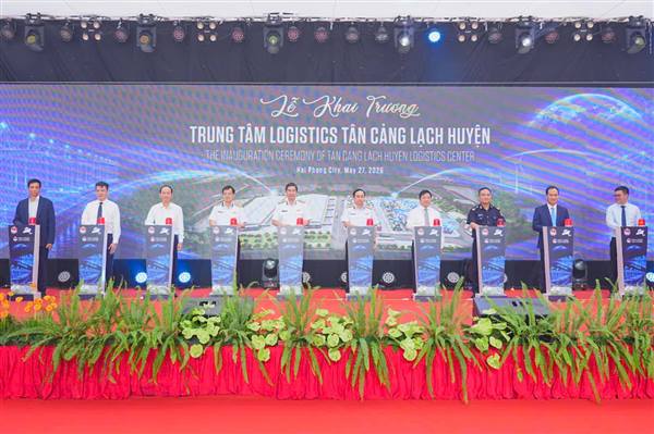 Khai trương Trung tâm Logistics Tân Cảng Lạch Huyện: Hoàn thiện hệ sinh thái logistics cửa ngõ phía Bắc