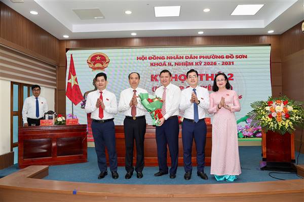 HĐND phường Đồ Sơn khóa II, nhiệm kỳ 2026 - 2031 kiện toàn công tác nhân sự
