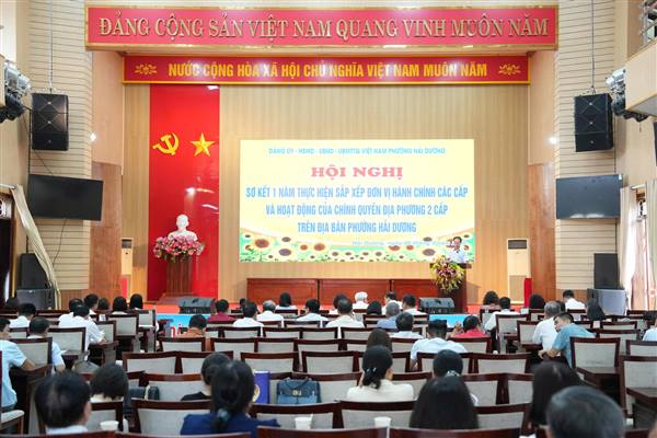 Phường Hải Dương sơ kết 01 năm thực hiện chính quyền địa phương 02 cấp