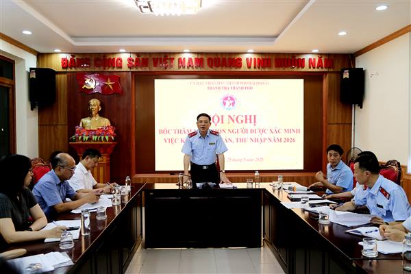 76 cán bộ thuộc 12 cơ quan, đơn vị trên địa bàn thành phố được lựa chọn xác minh tài sản, thu nhập năm 2026