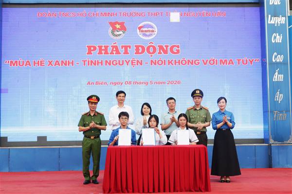 Tuổi trẻ phường An Biên tiên phong, chung tay xây dựng tương lai không ma túy