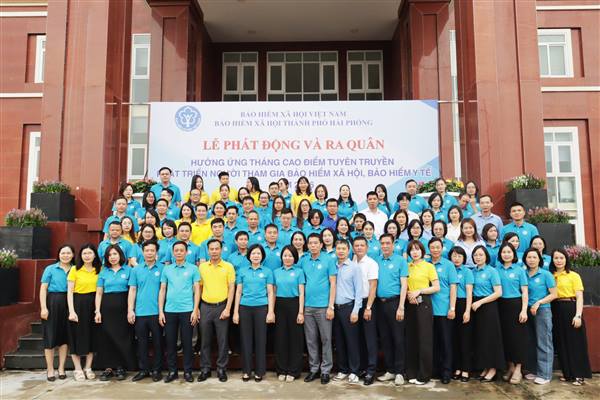 Lễ phát động và ra quân hưởng ứng Tháng cao điểm tuyên truyền, phát triển người tham gia BHXH, BHYT năm 2026