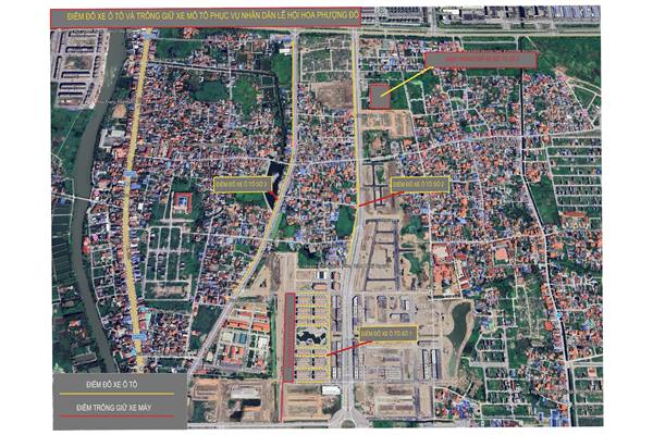 Thông báo phương án bố trí điểm đỗ xe, trông giữ xe miễn phí phục vụ Lễ hội Hoa Phượng Đỏ - Hải Phòng 2026