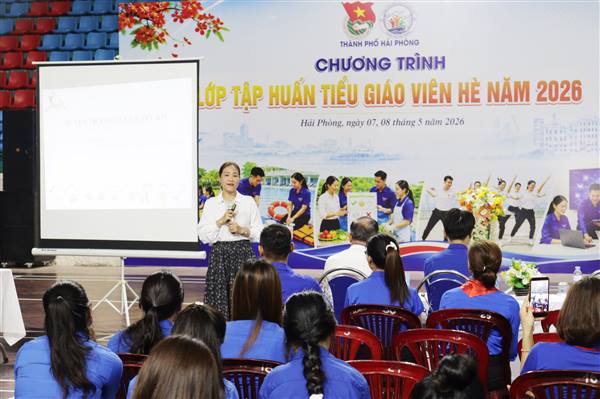 Tập huấn tiểu giáo viên hè năm 2026 cho đội ngũ cán bộ phụ trách thanh thiếu nhi tại cơ sở
